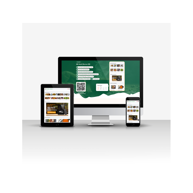 QR Menü (Sınırsız Dil)