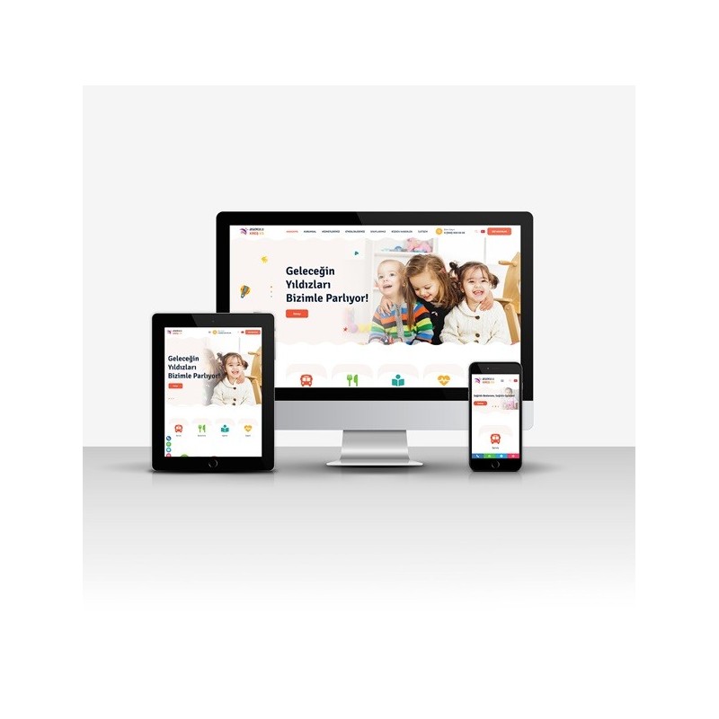 Anaokulu & Kreş V3 (Yeni Dil Sistemli)